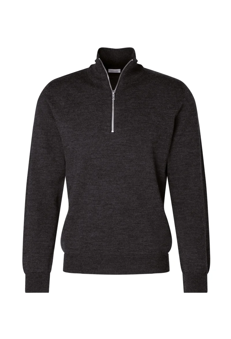 Φωτογραφία προϊόντος: SEIDENSTICKER ΑΝΔΡΙΚΟ ΠΛΕΚΤΟ SEIDENSTICKER MERINO QUARTER ZIP ΚΑΝΟΝΙΚΗ ΓΡΑΜΜΗ REGULAR FIT ΓΚΡΙ