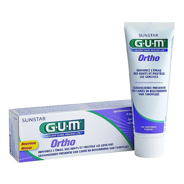 Φωτογραφία προϊόντος: GUM Ortho Οδοντόκρεμα κατά της Τερηδόνας 75ml