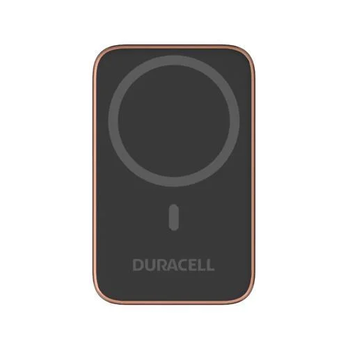 Φωτογραφία προϊόντος: Φορτιστής Ανάγκης Duracell Magnetic MagSafe Micro 5 12W 5000mAh με Βραχίονα Στήριξης Μαύρο N61789