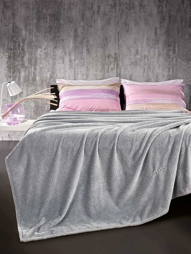 Φωτογραφία προϊόντος: Guy Laroche Κουβέρτα Fleece Μονή 160x220 Rombus Lilac