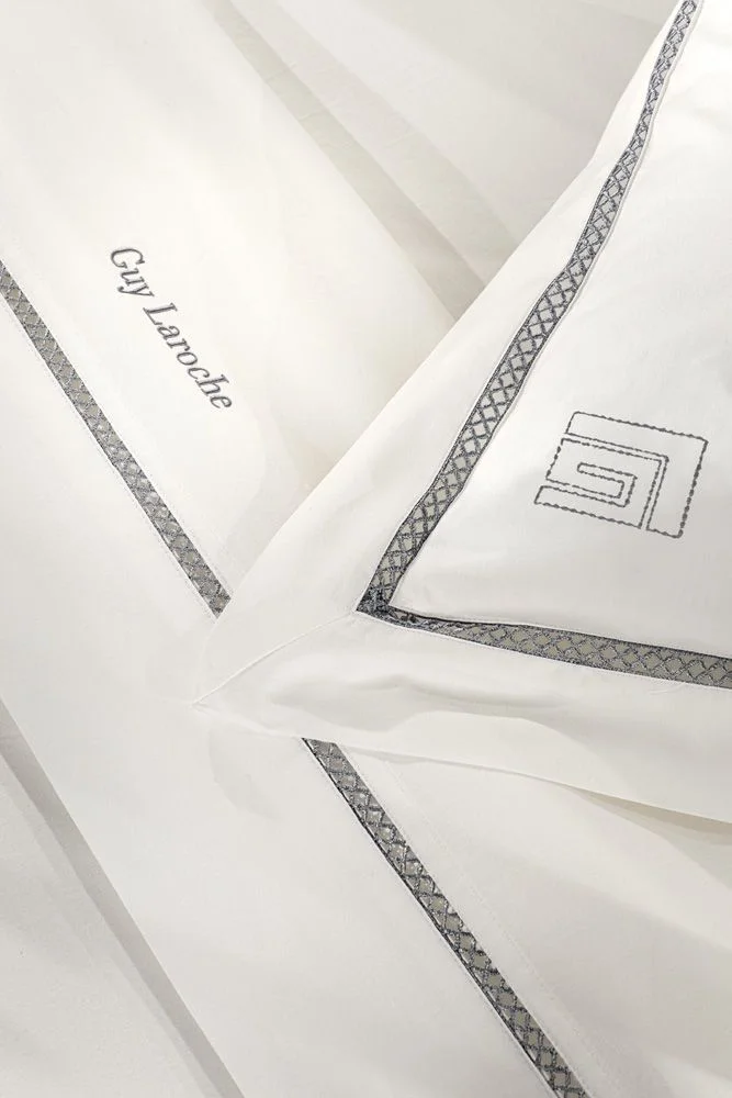 Φωτογραφία προϊόντος: Guy Laroche Σεντόνια Σετ King Size 270x280 Blend Silver-Ivory