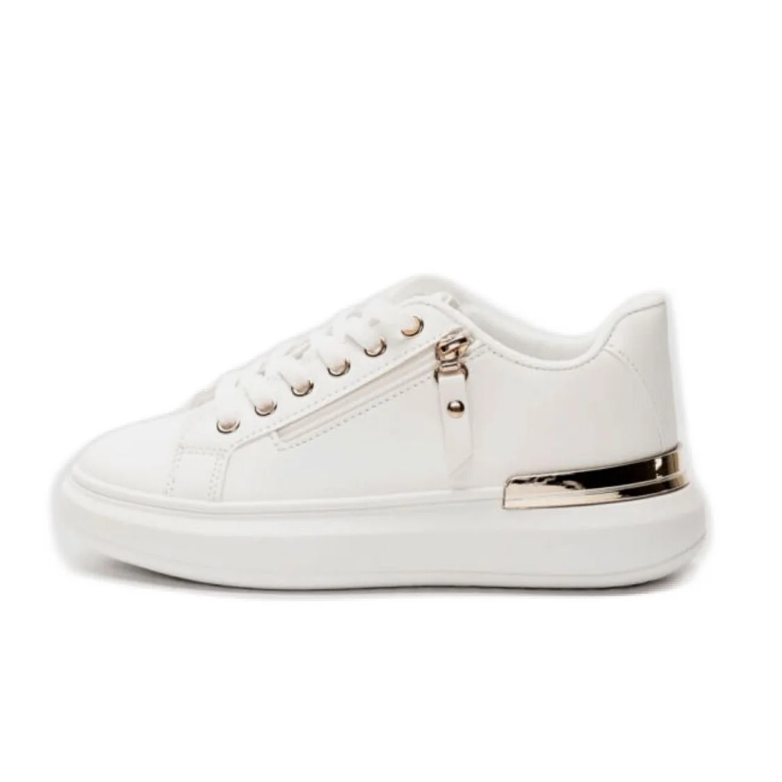 Φωτογραφία προϊόντος: PLATO Sneakers με μεταλλική λεπτομέρεια στη σόλα Λευκό