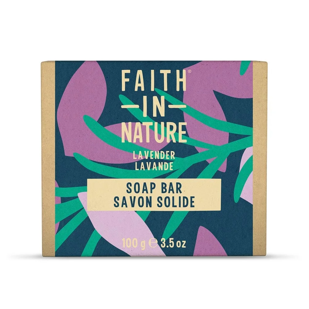 Φωτογραφία προϊόντος: Faith In Nature Χειροποίητο Μπάρα Σαπουνιού Λεβάντας/Lavender 100gr - 0112506 Ηνωμένο Βασιλειο Χωρίς Parabens Χωρίς Θειικά άλατα (SLS)