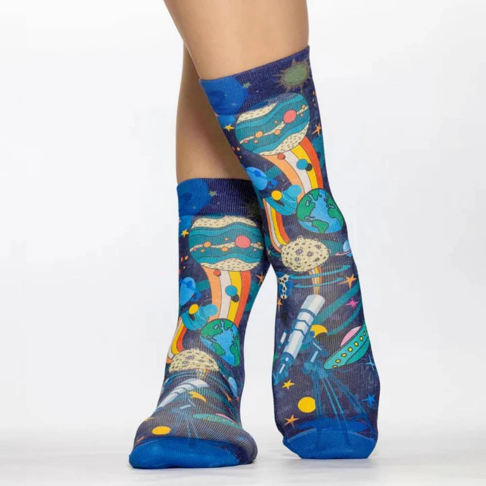 Φωτογραφία προϊόντος: Wigglesteps Universe Lady Socks Μπλε