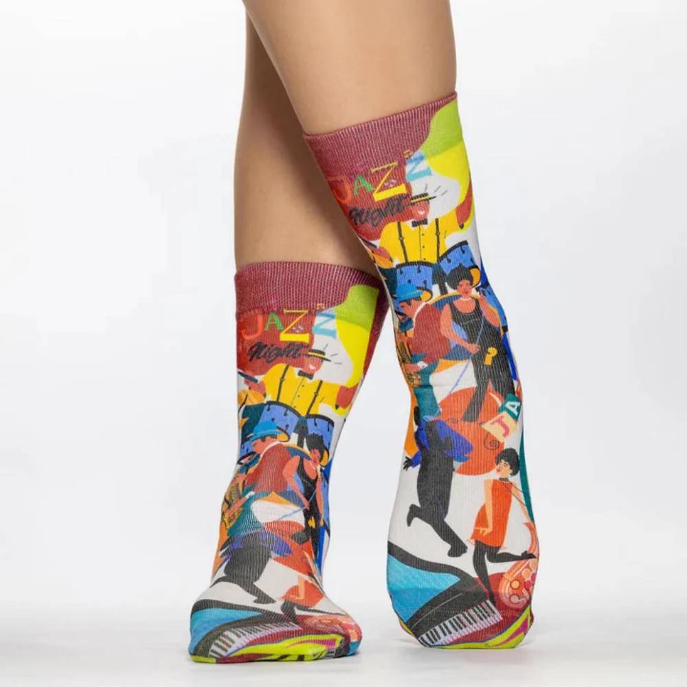 Φωτογραφία προϊόντος: Wigglesteps Jazz Night Socks Άσπρο