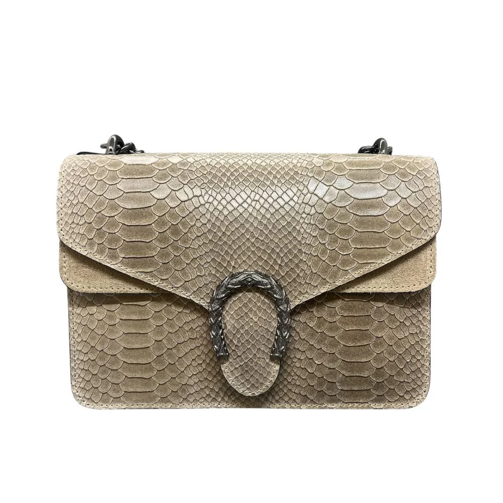 Φωτογραφία προϊόντος: Mourato Leather CrossBag Μπέζ