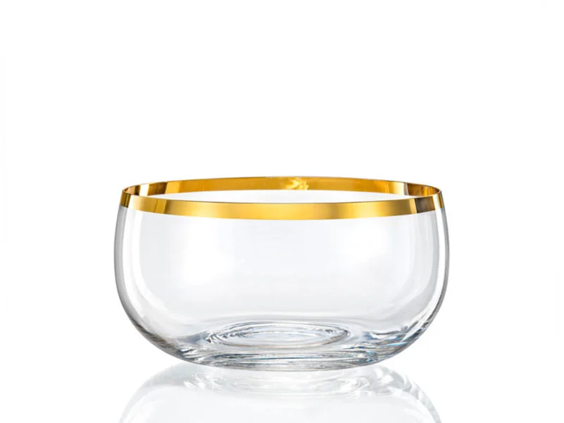 Φωτογραφία προϊόντος: Bohemia Κουπ Κρυστάλλινο Gold Rim 12cm