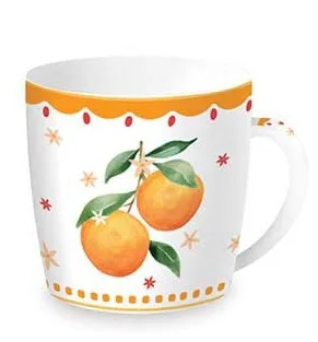 Φωτογραφία προϊόντος: R2S Κούπα Πορσελάνης Fruit Mania Apricot Σε Μεταλλικό Κουτί 350m