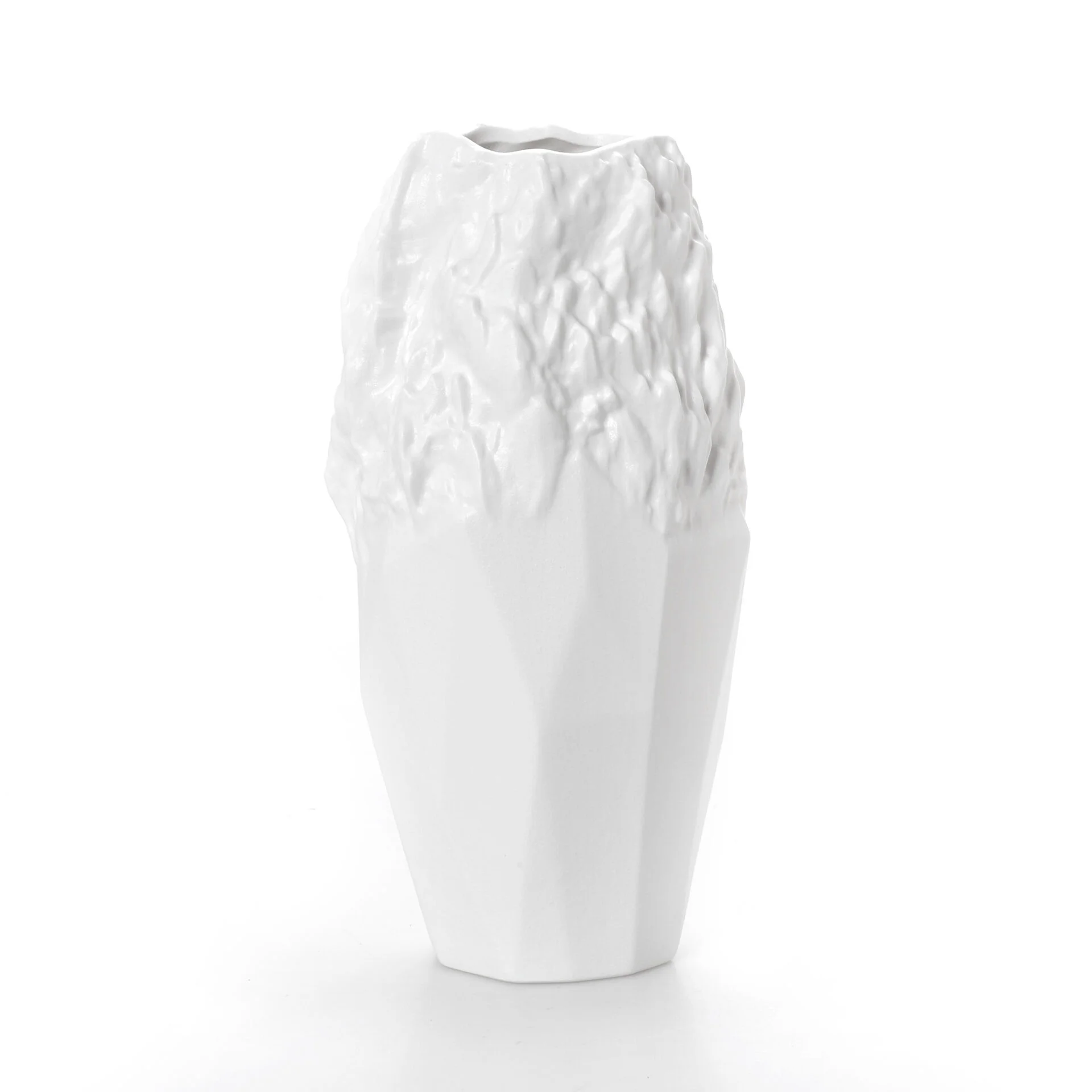 Φωτογραφία προϊόντος: HOME FASHION ACCESSORIES HFA Διακοσμητικό Βάζο Πορσελάνης Durable Terra Matt White 25cm
