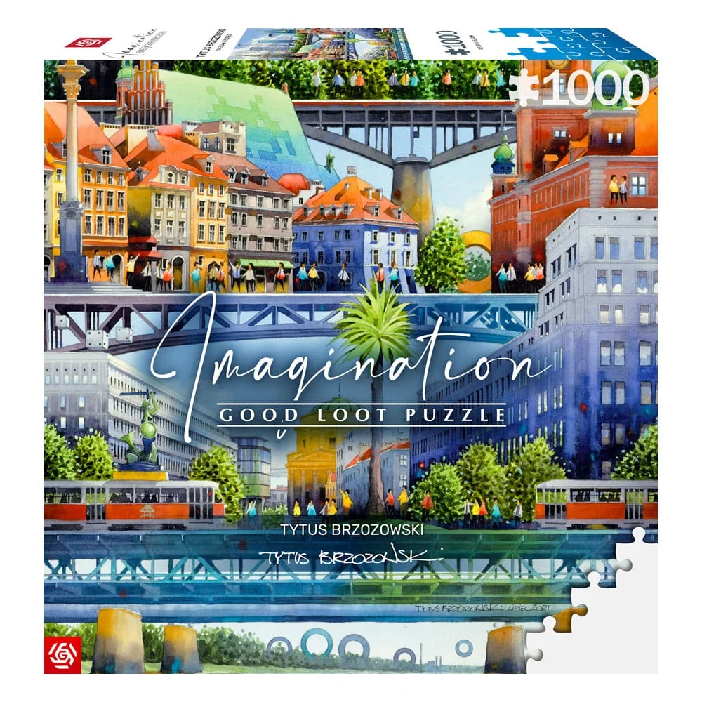 Φωτογραφία προϊόντος: Good Loot Tytus Brzozowski Imagination Puzzle Warsaw Bridges (1000 pieces)