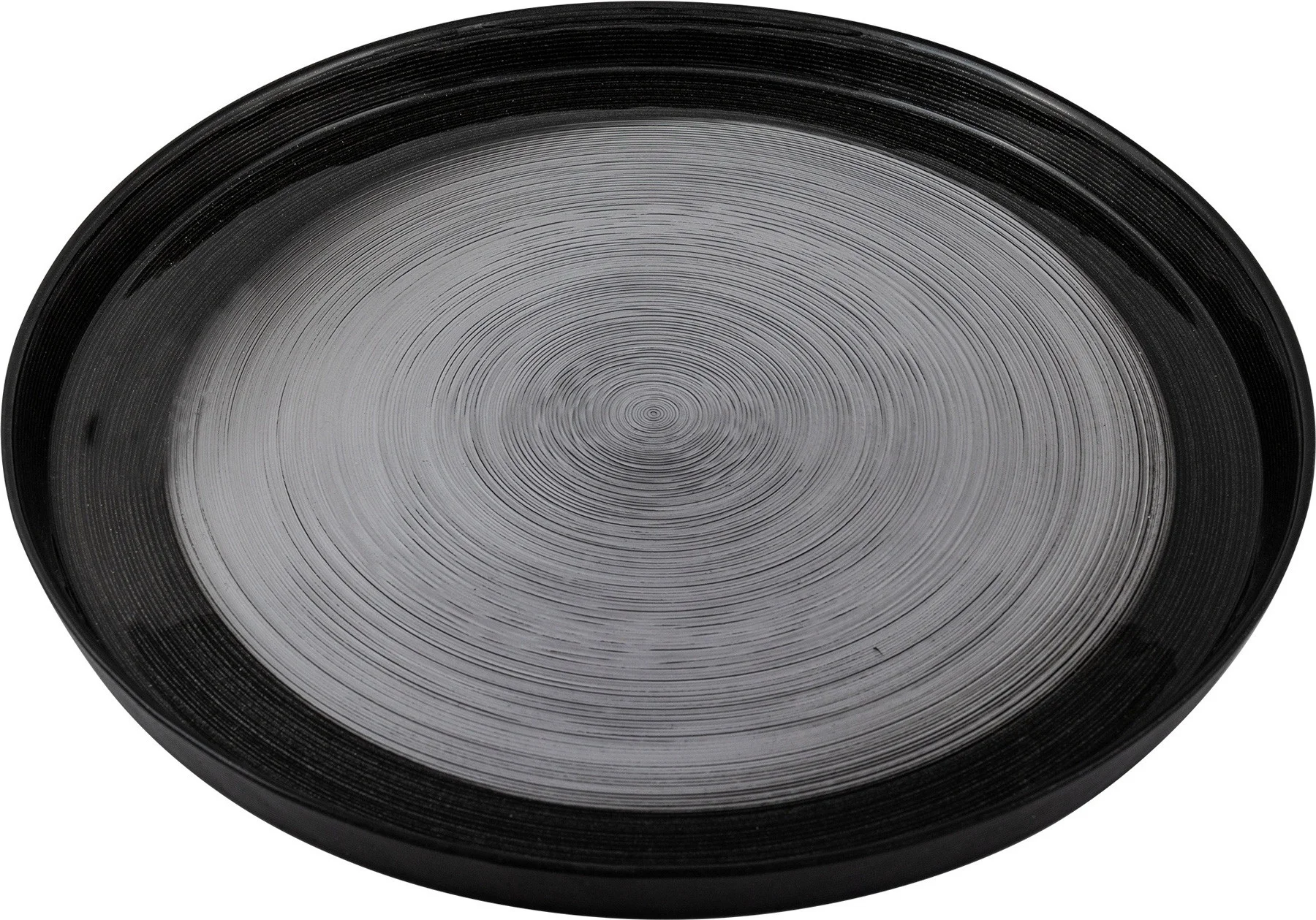 Φωτογραφία προϊόντος: HOME FASHION ACCESSORIES Πιατέλα Γυάλινη Alice Grey 32cm