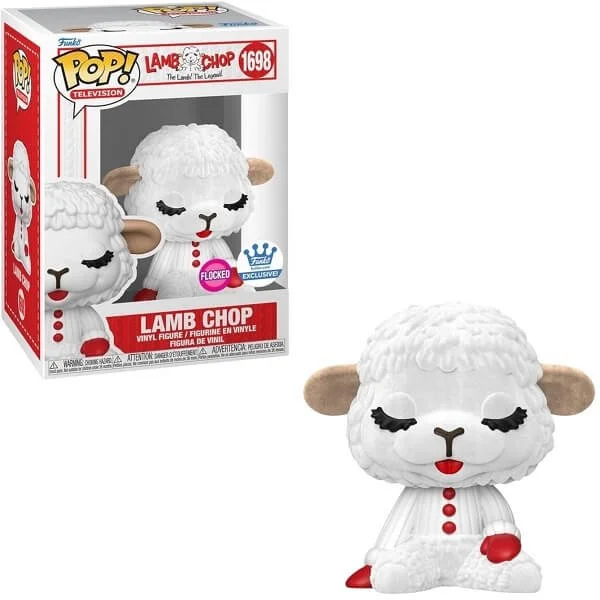 Φωτογραφία προϊόντος: Funko POP Television Lamb Chop - Lamb Chop Flocked 1698 Vinyl Figure Funko Shop Exclusive