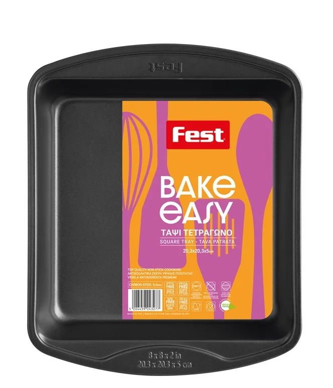 Φωτογραφία προϊόντος: Fest Easy Bake Ταψί Τετράγωνο Αντικολλητικό 20,3Χ20,3Χ5cm