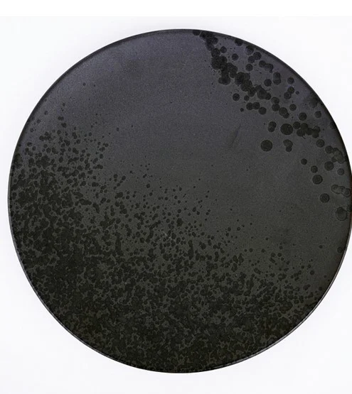 Φωτογραφία προϊόντος: Rinart Porcelain Πιατέλα Πορσελάνης Kronos Black Mat 32cm