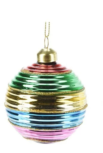 Φωτογραφία προϊόντος: Arti casa Χριστουγεννιάτικη Μπάλα Γυάλινη Multicolor 8cm
