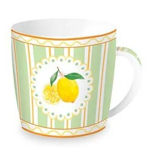 Φωτογραφία προϊόντος: R2S Κούπα Πορσελάνης Fruit Mania Lemon Σε Μεταλλικό Κουτί 350ml