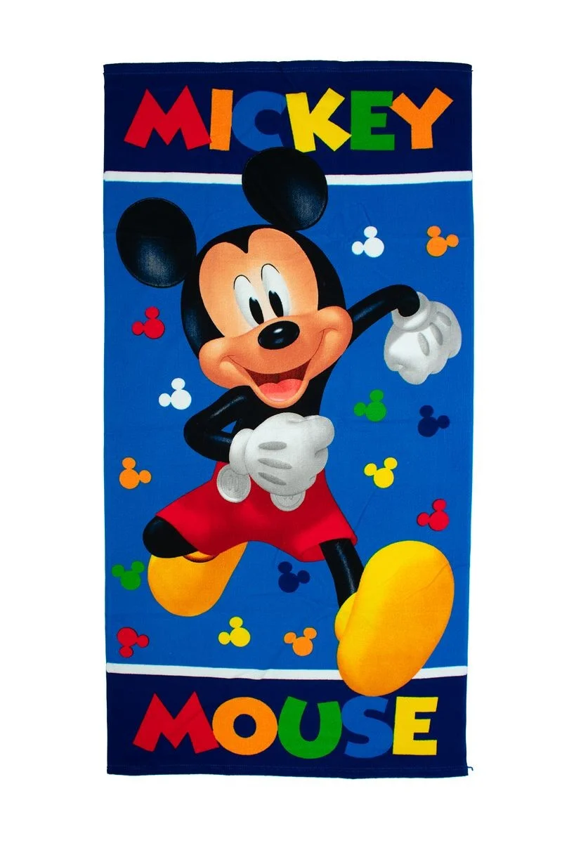 Φωτογραφία προϊόντος: DIMcol Πετσέτα Θαλάσσης Quick Dry Disney Home Mickey 178 70X140 Dark Blue 100% Microfiber