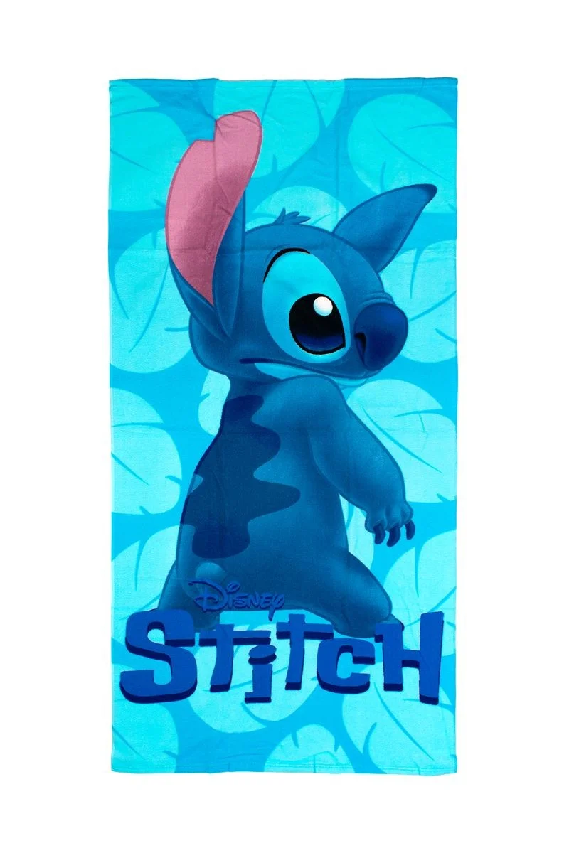 Φωτογραφία προϊόντος: DIMcol Πετσέτα Θαλάσσης Quick Dry Disney Home Lilo & Stitch 544 70X140 Sky Blue 100% Microfiber