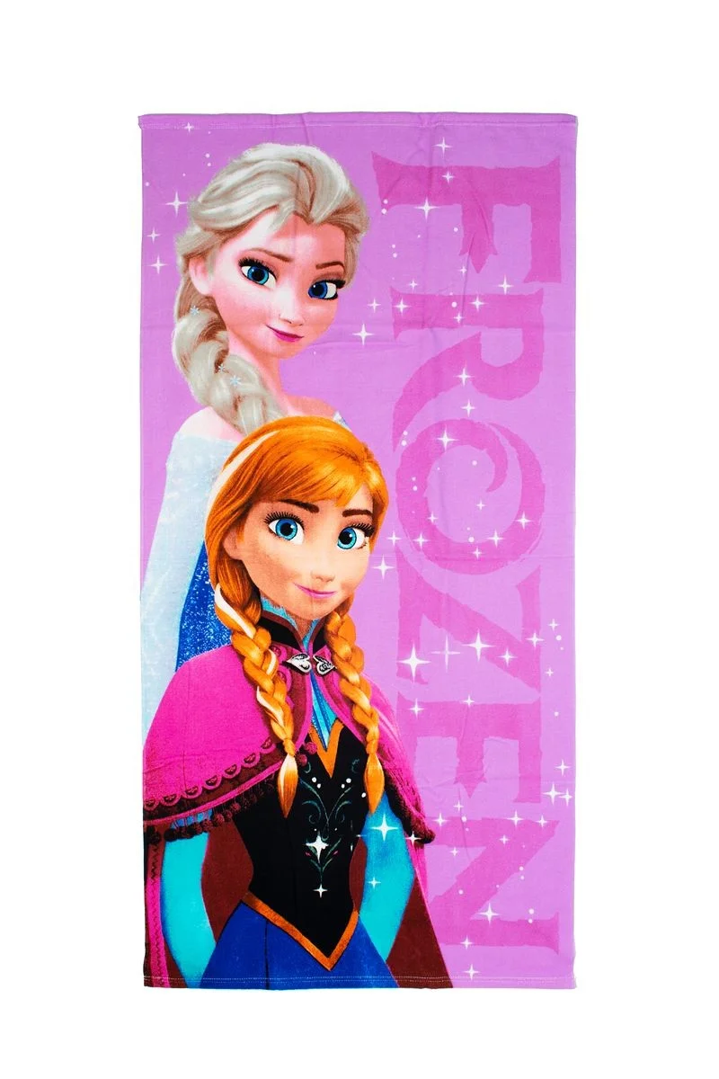Φωτογραφία προϊόντος: DIMcol Πετσέτα Θαλάσσης Quick Dry Disney Home Frozen 371 70X140 Lilac 100% Microfiber