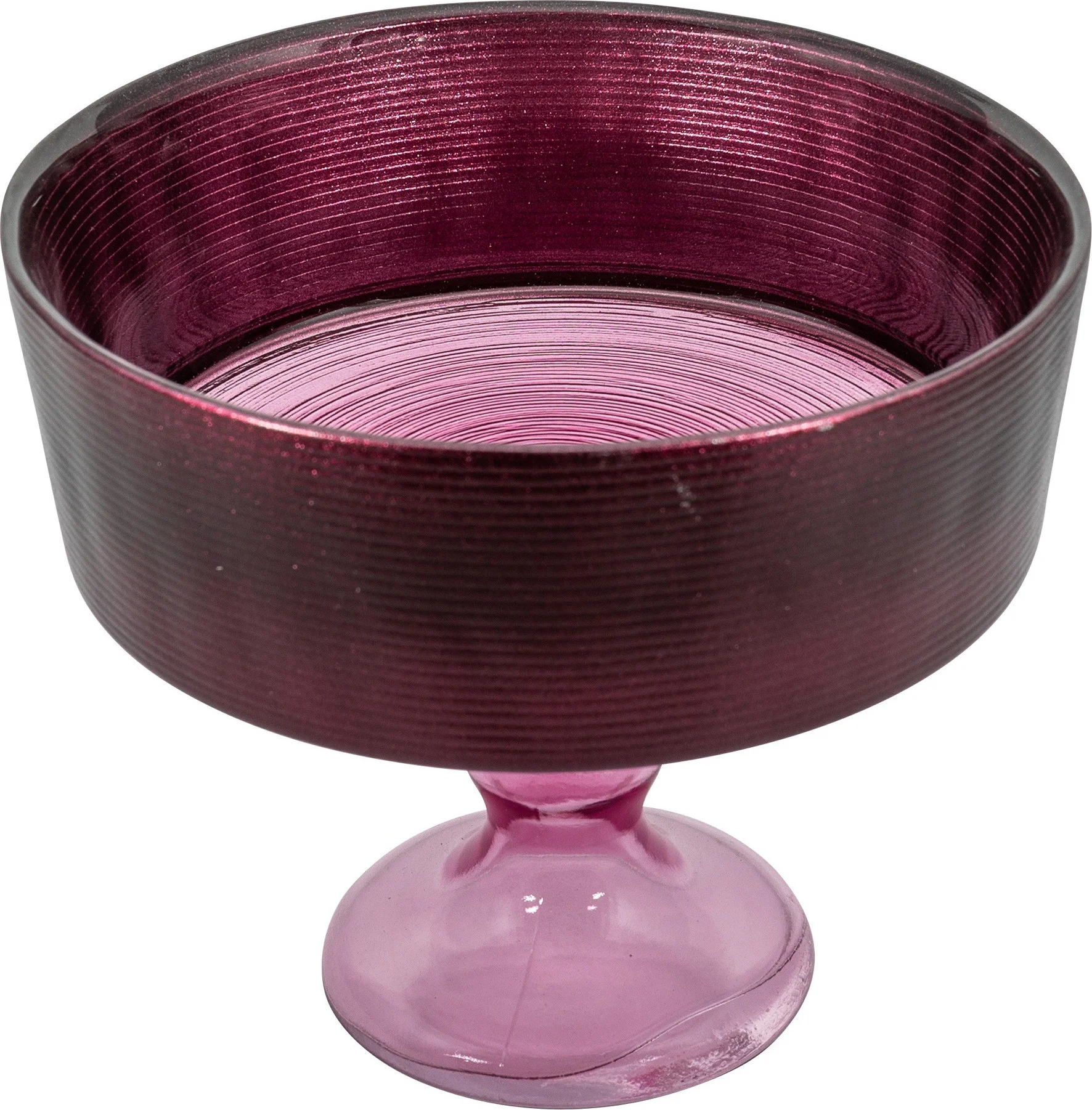 Φωτογραφία προϊόντος: HOME FASHION ACCESSORIES Μπολ Με πόδι Γυάλινο Alice Pink 16cm HFA