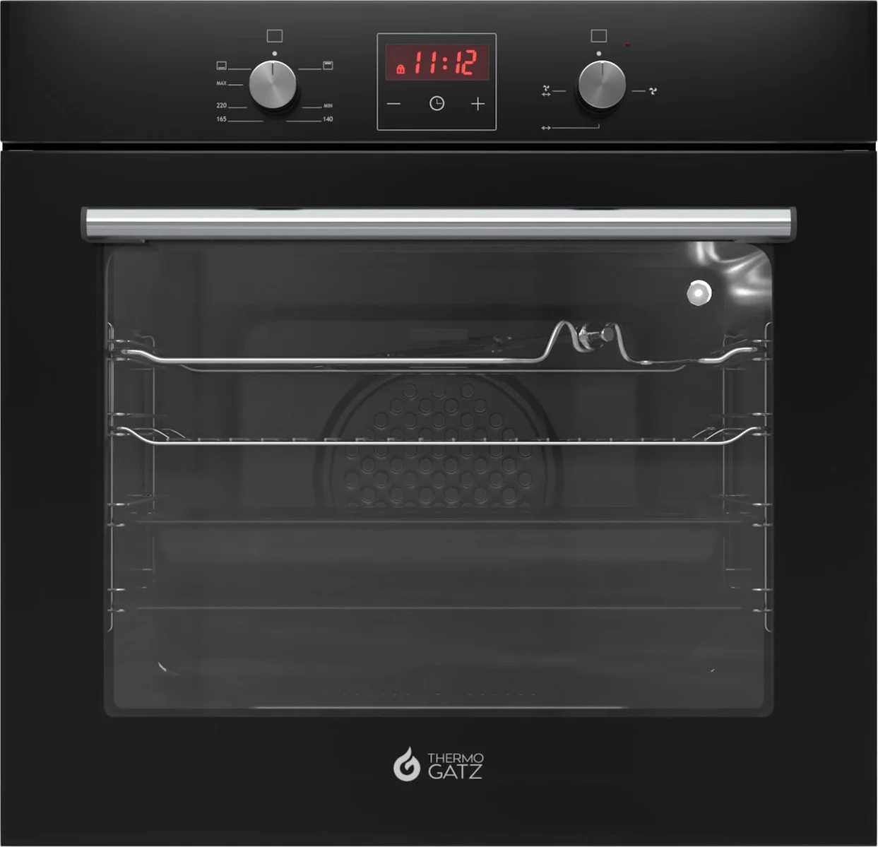 Φωτογραφία προϊόντος: Thermogatz TGS 3322 GL Εντοιχιζόμενος Φούρνος Αερίου άνω Πάγκου 51lt Π60εκ. Μαύρος (04.405.122)