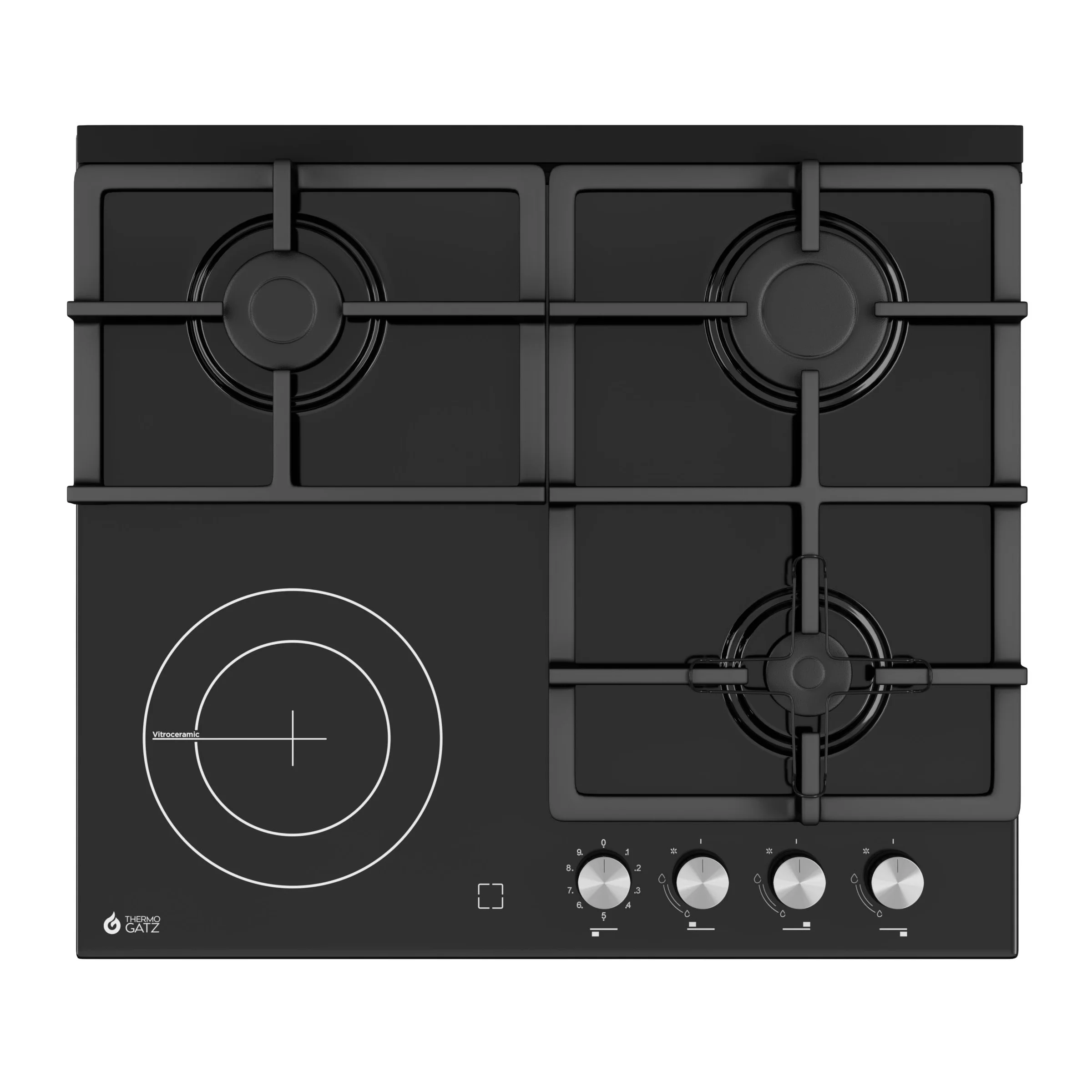 Φωτογραφία προϊόντος: Thermogatz TGS 9441 CER Κεραμική Μικτή Εστία Υγραερίου + Ρεύματος (04.405.145)