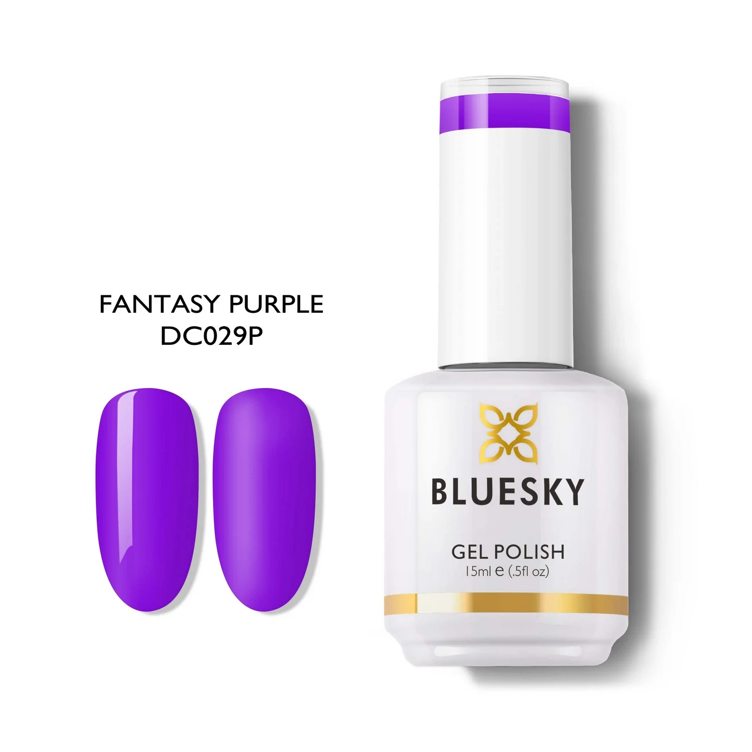 Φωτογραφία προϊόντος: Bluesky Hμιμόνιμο Bερνίκι FANTASY PURPLE DC029 ( ΜΩΒ ΒΙΟΛΕΤΙ) 15ml