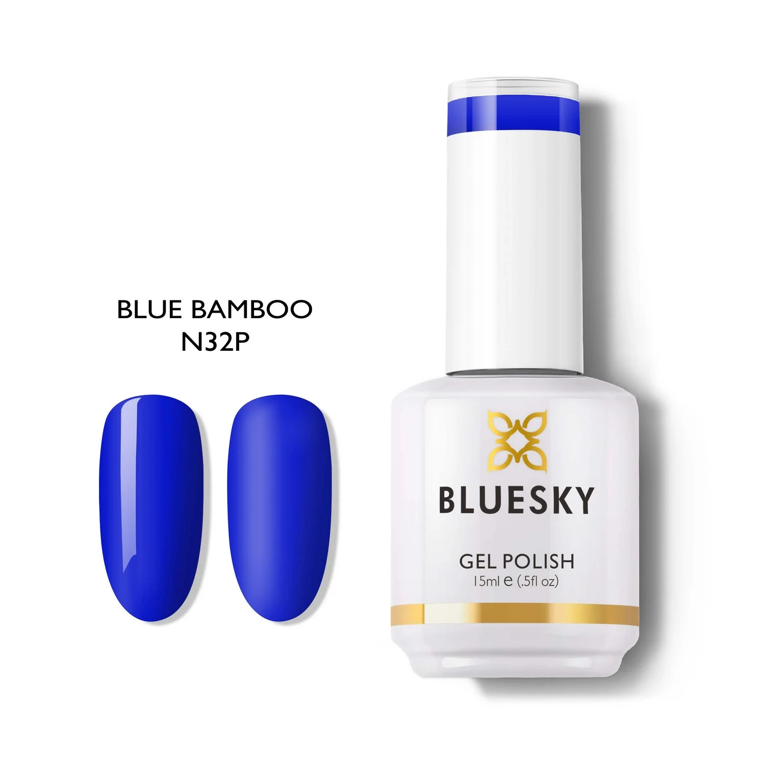 Φωτογραφία προϊόντος: Bluesky Hμιμόνιμο Bερνίκι NEON32 BLUE BAMBOO (ΜΠΛΕ ΝΕΟΝ ΕΝΤΟΝΟ) 15ml