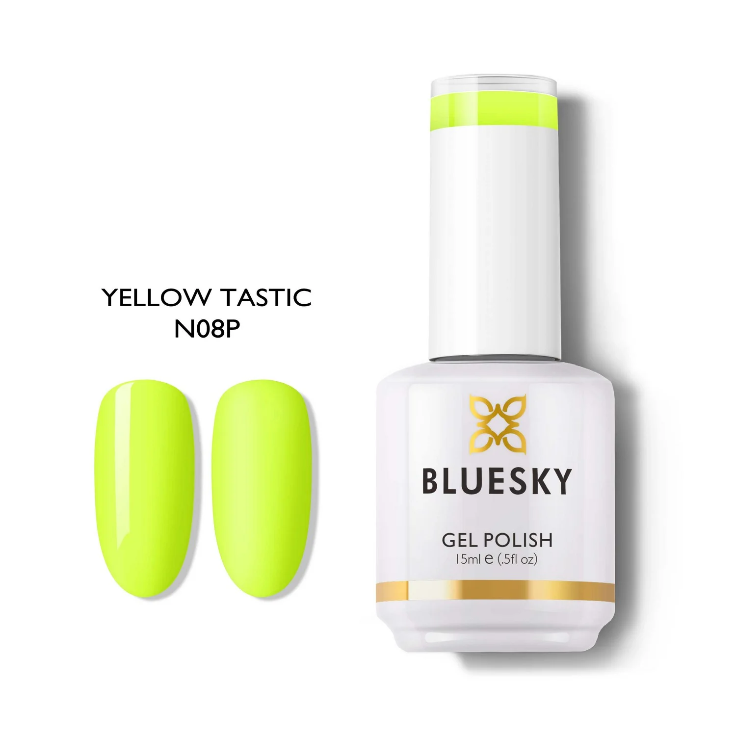 Φωτογραφία προϊόντος: Bluesky Hμιμόνιμο Bερνίκι YELLOW TASTIC (ΚΙΤΡΙΝΟ ΕΝΤΟΝΟ ΝΕΟΝ) 15ml