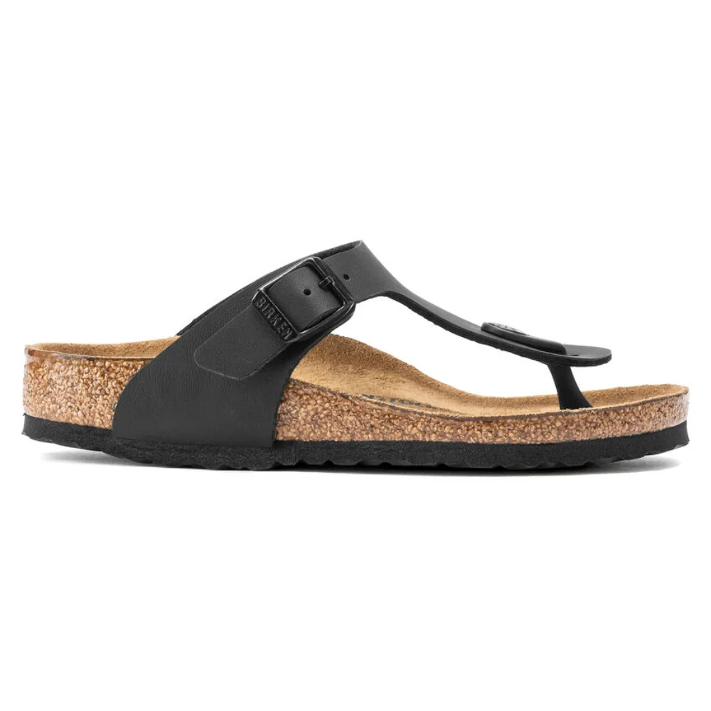 Φωτογραφία προϊόντος: Birkenstock Σαγιονάρες Παιδικό Birko-Flor(ανθεκτικό υλικό της Birkenstock-επιτρέπει την επαφή με το νερό) Μαύρο BIR/GIZEH KIDS 846143 BLACK