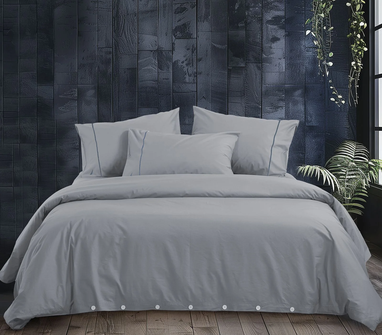 Φωτογραφία προϊόντος: Nautica Nef-Nef Homeware ΠΑΠΛΩΜΑΤΟΘΗΚΗ ΒΑΜΒ.NAU WAVE SOLID ΣΕΤ Υ/ΠΛΗ SILVER