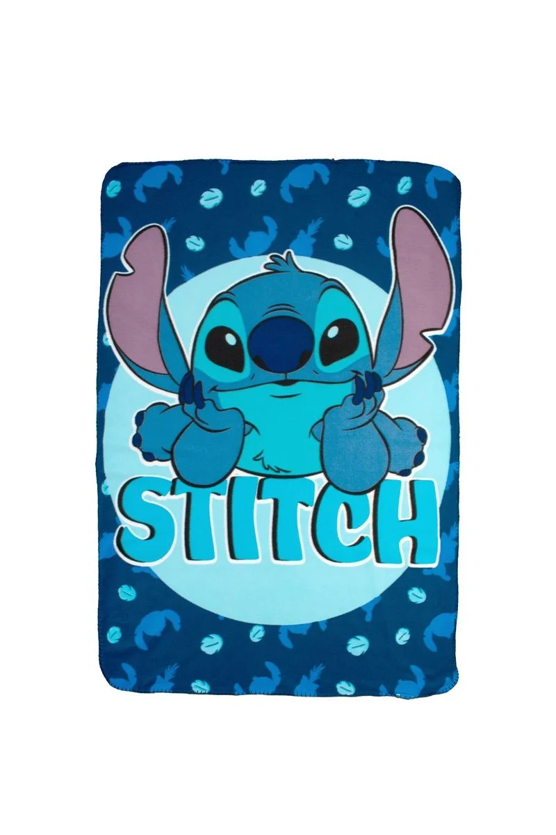 Φωτογραφία προϊόντος: DIMcol Κουβέρτα Fleece Disney Home Stitch 18 100X140 Blue 100% Polyester