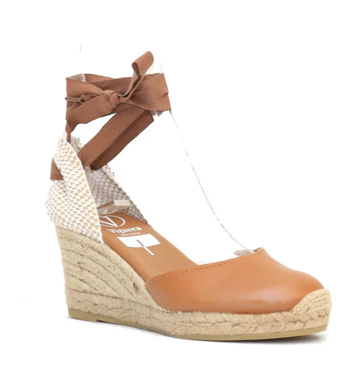 Φωτογραφία προϊόντος: Viguera Shoes Γυναικείες Εσπαντρίγιες Viguera 2011 σε ταμπά χρώμα δερμάτινες