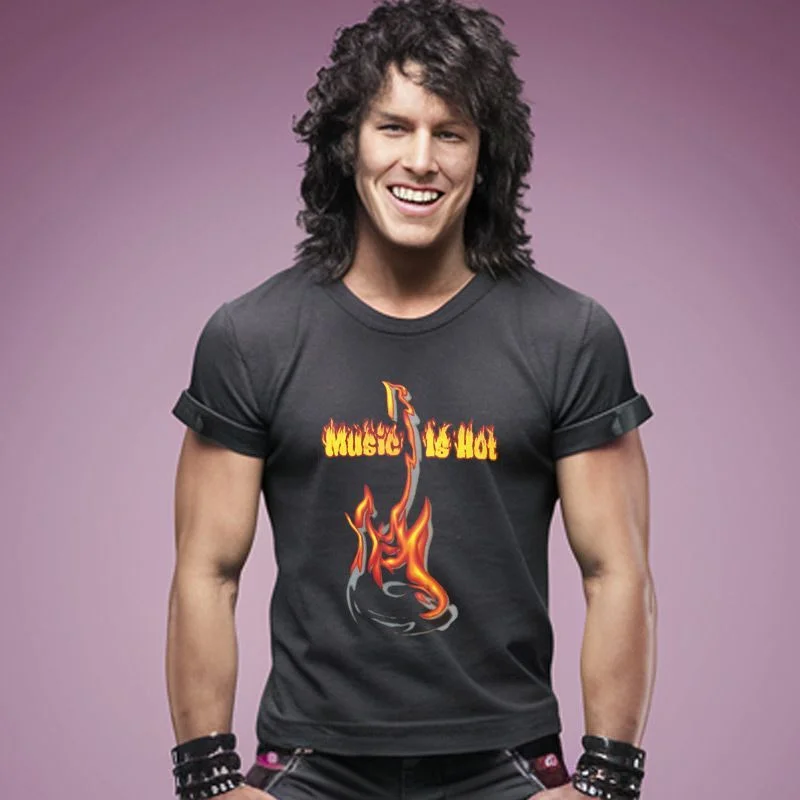 Φωτογραφία προϊόντος: Prime T-Shirt Μαύρο με σχέδιο Rock 8926