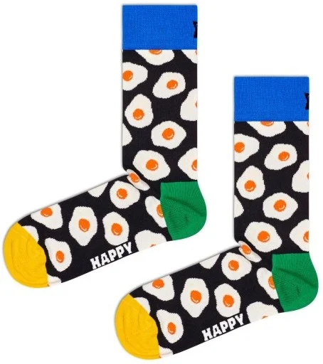 Φωτογραφία προϊόντος: Happy Socks Κάλτσες με σχέδιο αυγό Sunny Side Up EGS01-9300-1000 black