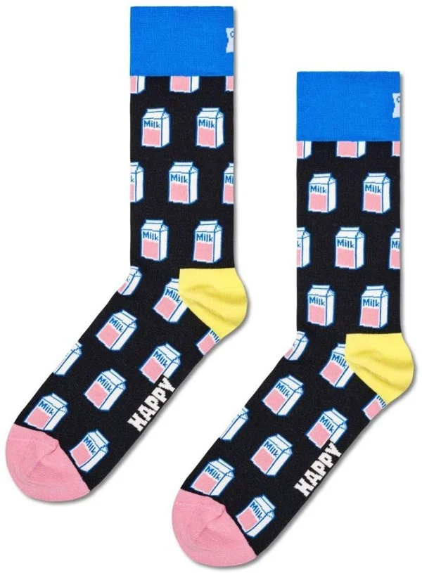 Φωτογραφία προϊόντος: Happy Socks Κάλτσες με σχέδιο γάλα Milk MLK01-9300-1000 black