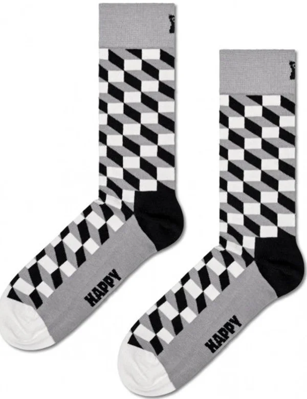 Φωτογραφία προϊόντος: Happy Socks Κάλτσες Filled Optic γκρι FIO01-9350