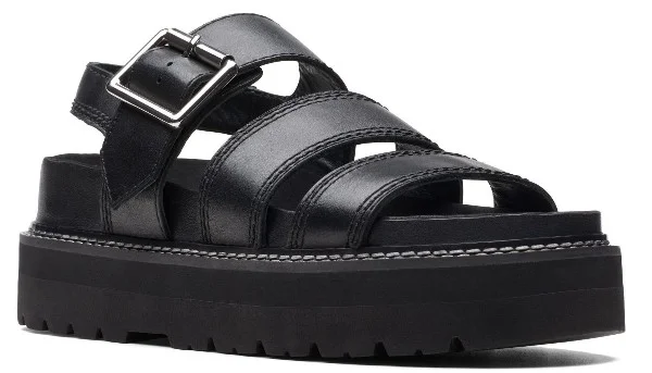 Φωτογραφία προϊόντος: Clarks γυναικείο πέδιλο μαύρο δέρμα Orianna Over Black 261715064