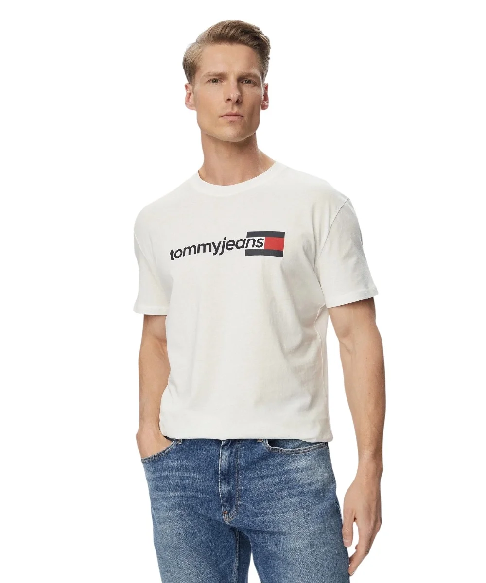 Φωτογραφία προϊόντος: Tommy Hilfiger - Ανδρικό T-shirt Entry Dna Regular Fit DM0DM23406-YBL Εκρού