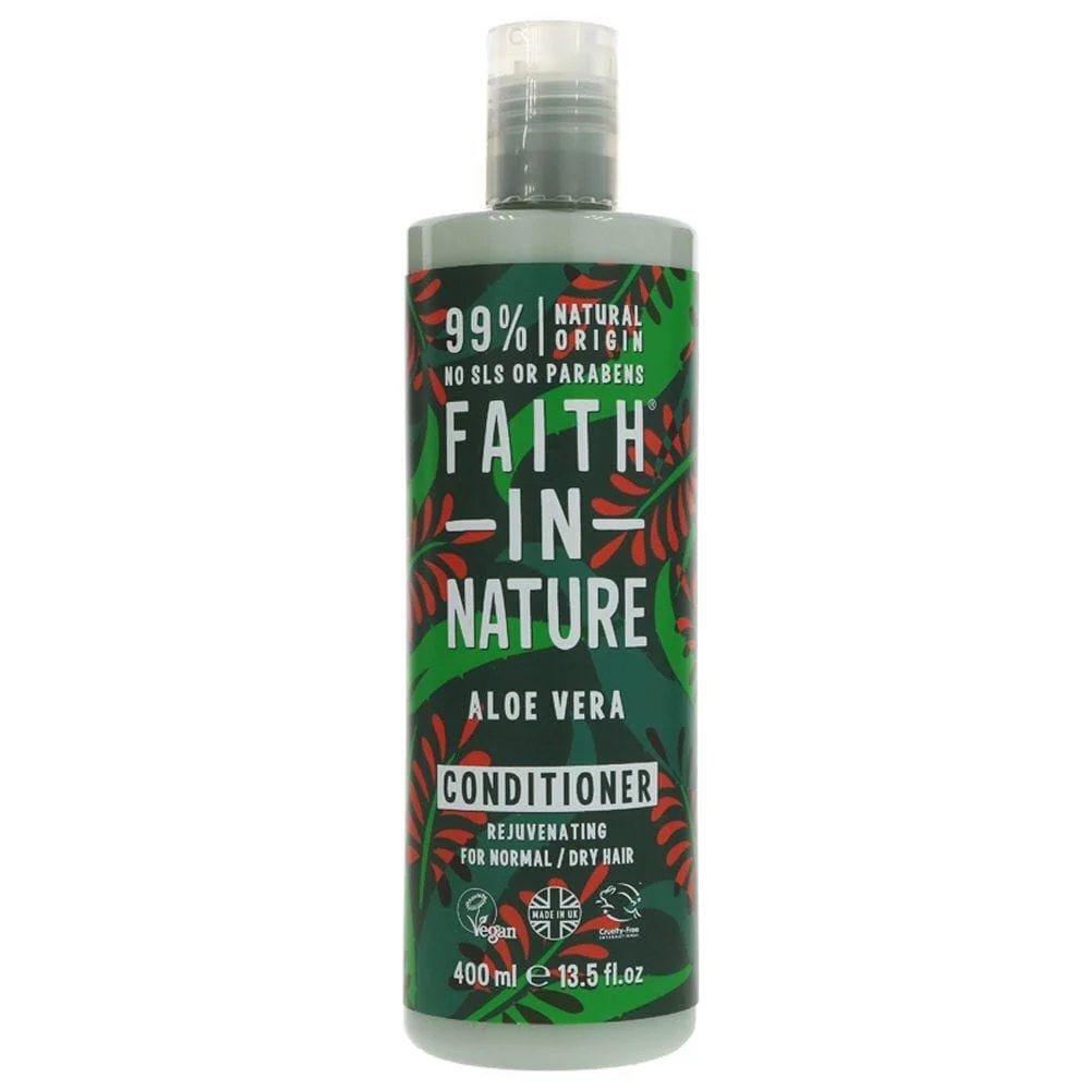 Φωτογραφία προϊόντος: Faith in Nature Aloe Vera Conditioner Αναδόμησης για Ξηρά Μαλλιά 400 mL - 0610106
