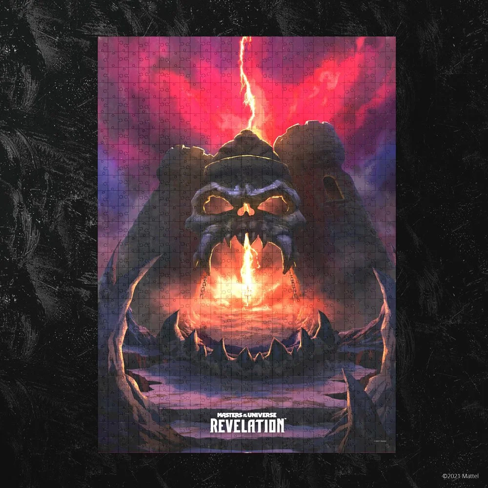 Φωτογραφία προϊόντος: heo Games Masters of the Universe: Revelation™ Jigsaw Puzzle Castle Grayskull (1000 pieces)