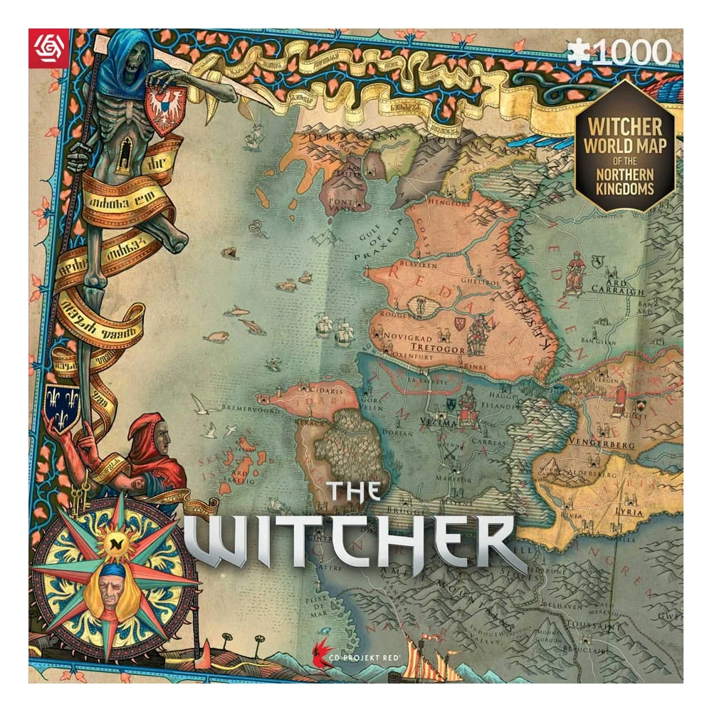 Φωτογραφία προϊόντος: Good Loot The Witcher 3 Gaming Puzzle The Northern Kingdoms (1000 pieces)