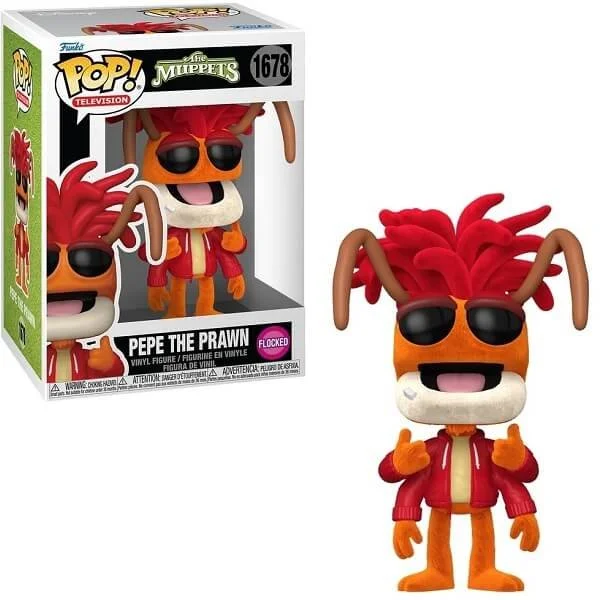 Φωτογραφία προϊόντος: Funko POP Television The Muppets - Pepe the Prawn Flocked 1678 Vinyl Figure