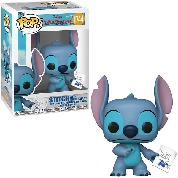 Φωτογραφία προϊόντος: Funko Pop Disney Lilo & Stitch - Stitch with Mood Chart 1744 Vinyl Figure