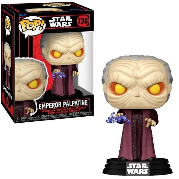 Φωτογραφία προϊόντος: Funko POP Movies Star Wars - Emperor Palpatine 738 Bobble-Head