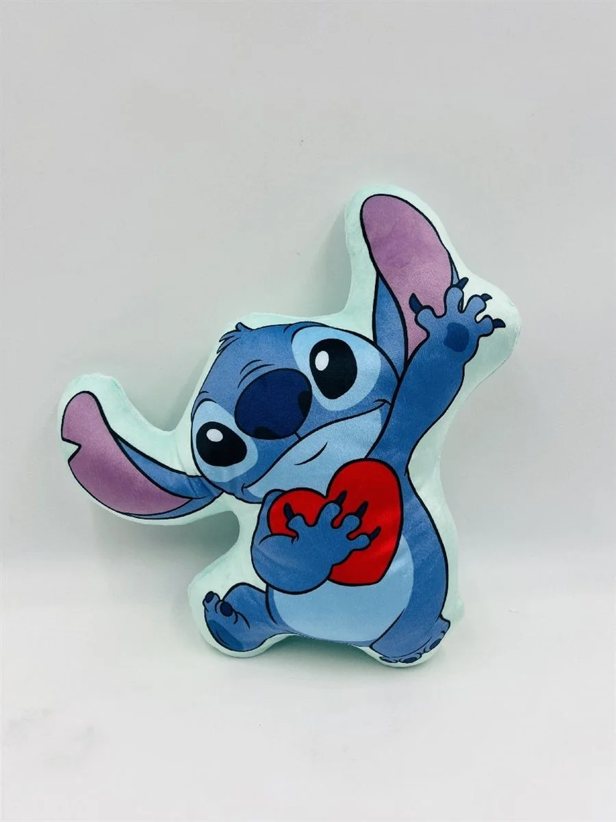 Φωτογραφία προϊόντος: DIMcol Μαξιλάρι 3D Disney Home Stitch 615 35 cm Light Aqua 100% Velboa