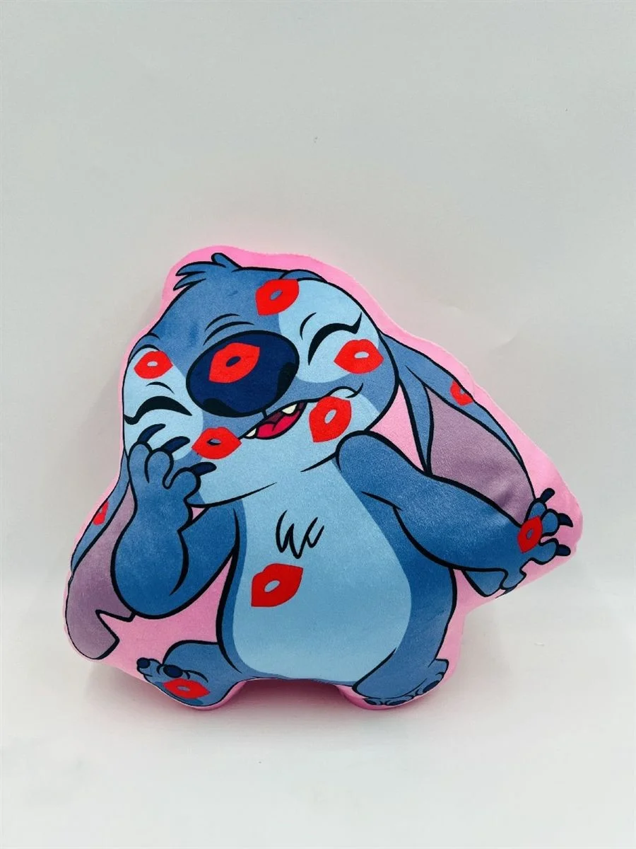Φωτογραφία προϊόντος: DIMcol Μαξιλάρι 3D Disney Home Stitch 616 35 cm Pink 100% Velboa