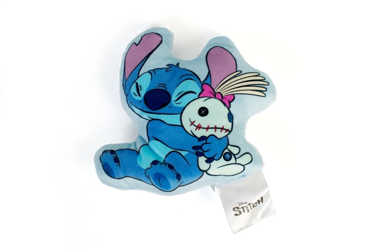 Φωτογραφία προϊόντος: DIMcol Mini Μαξιλάρι 3D Disney Home Stitch 384 15 cm Sky Blue 100% Velboa
