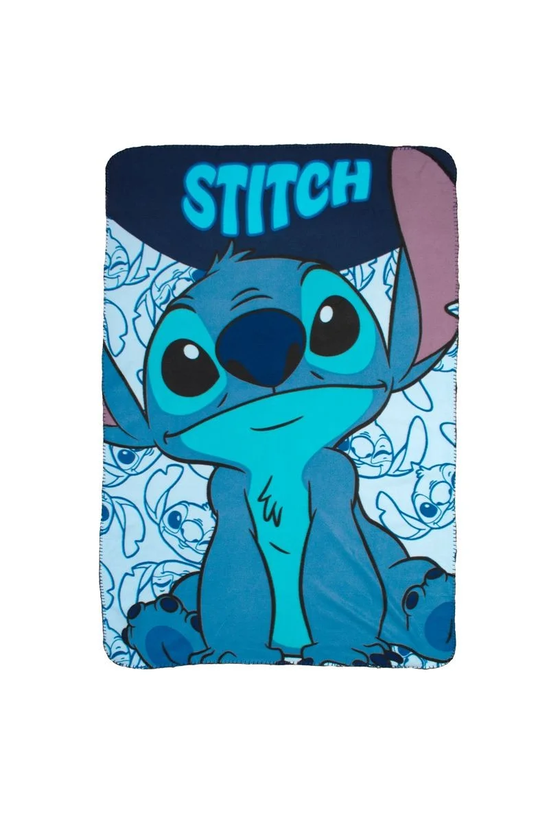 Φωτογραφία προϊόντος: DIMcol Κουβέρτα Fleece Disney Home Stitch 70 100X140 Sky Blue 100% Polyester