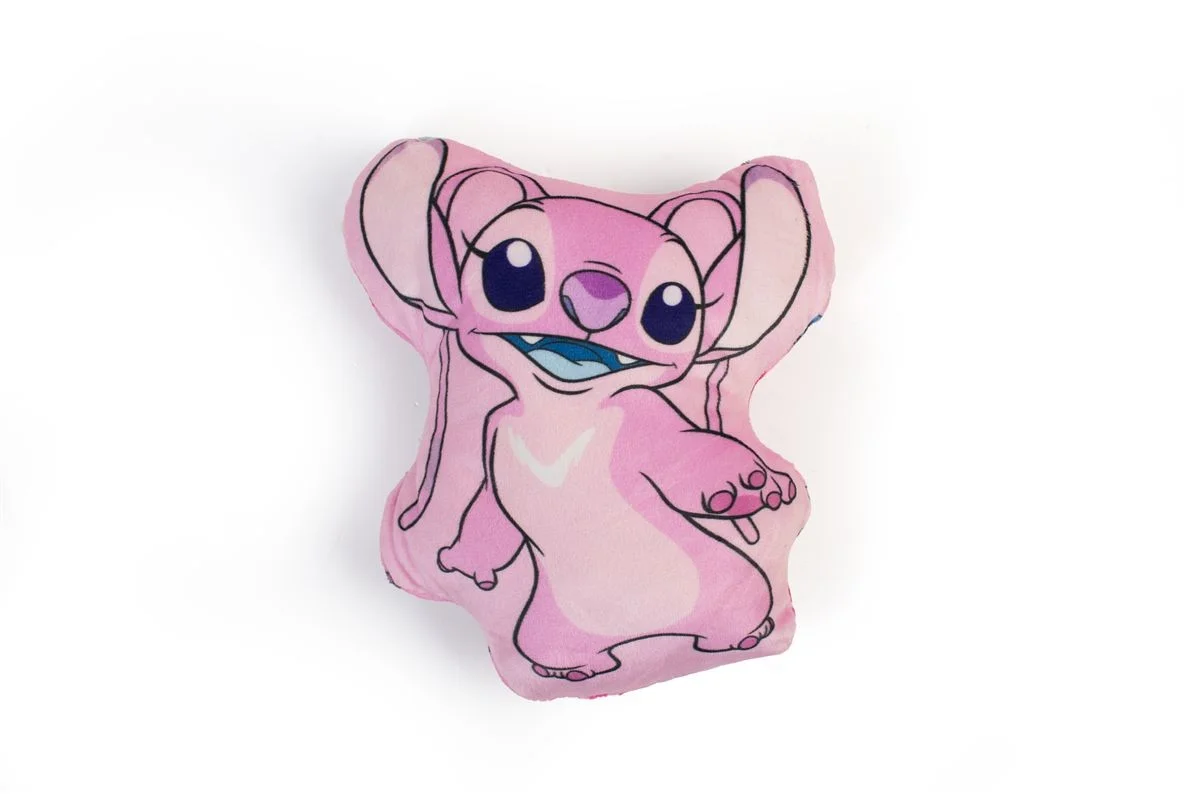 Φωτογραφία προϊόντος: DIMcol Mini Μαξιλάρι 3D AOP Disney Home Angel 697 20 cm Pink 100% Velboa